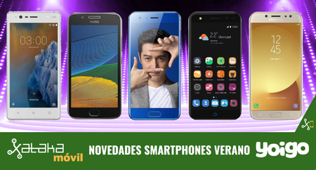 Nokia 3, Honor 9, Moto G5, Galaxy J7 2017 y ZTE Blade V8 lite entre otros, novedades en Yoigo y precios