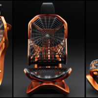 Lexus Kinetic Seat, un futurista asiento con estructura de tela de araña