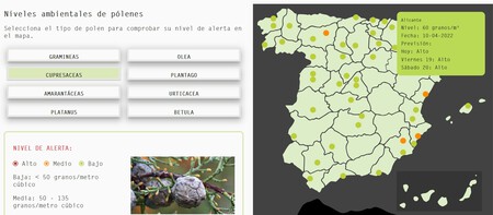 Mapa Asociacion Espanola Alergologia