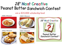 Concurso de sándwich de crema de cacahuetes para niños