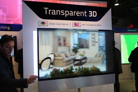 Transparent 3D TV