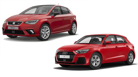 SEAT Ibiza FR 1.0 TSI vs. Audi A1 Urban 1.0 TFSI: Así se colocan estos hermanos de distinta nacionalidad