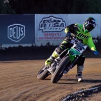 Dos leyendas haciendo flat track: Jeremy McGrath y Ryan Villopoto