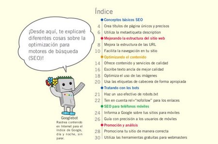 Nueva guía de SEO para principiantes en castellano de Google
