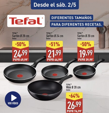 Sartenes Tefal Aldi