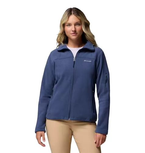 Columbia Fast Trek Jacket, Chaqueta De Forro Polar Con Cremallera para Mujer, Nocturnal, Talla M