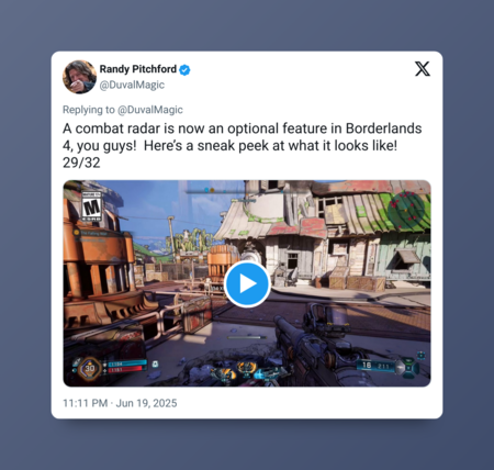 Borderlands 4 minimapa