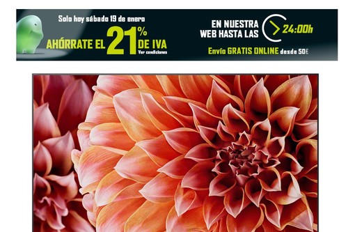 Día sin IVA del El Corte inglés: mejores ofertas en Smart TV 