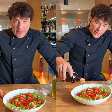 Jordi Cruz, chef: "El orden en el que echas el aceite, el vinagre y la sal en la ensalada importa y entenderlo cambia por completo el sabor y la textura" 