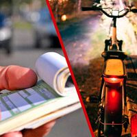 Las luces en la bici son obligatorias y en Zarautz lo han aprendido por las malas: 85 ciclistas multados en dos meses