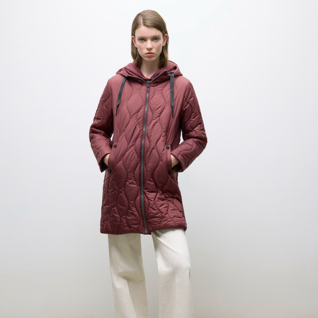 Abrigo acolchado con capucha Tintoretto