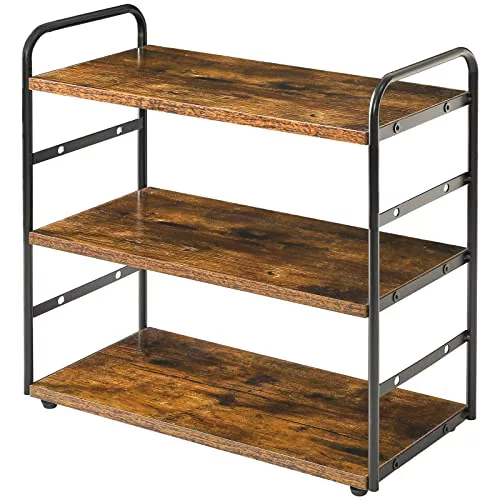 IBUYKE Especiero de 3 Niveles,Estanteria Cocina Encimera,Marrón TWJ001H