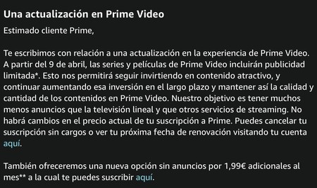 Aviso Amazon
