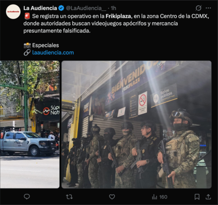 Frikiplaza Ciudad Mexico Golpe Pirateria Cerrada