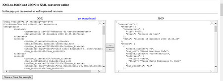 Convierte tus XML a JSON y viceversa, online