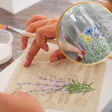 3 ideas creativas para decorar frascos de mayonesa con decoupage y darles una segunda vida 