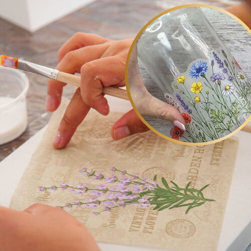 3 ideas creativas para decorar frascos de mayonesa con decoupage y darles una segunda vida 