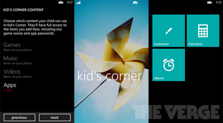 Windows Phone 8 incluirá Kid's Corner, un espacio controlado para los niños