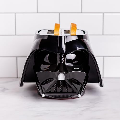 Uncanny Brands Star Wars Darth Vader Halo tostador - Ilumina y hace sonidos de sable de luz