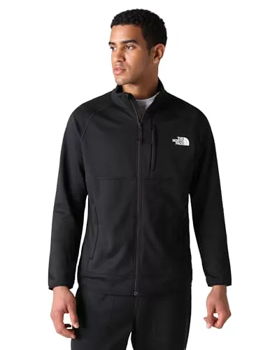The North Face - Chaqueta Polar Canyonlands con Cremallera para Hombre - Chaqueta para Senderismo y Actividades al Aire Libre - TNF Black, XL