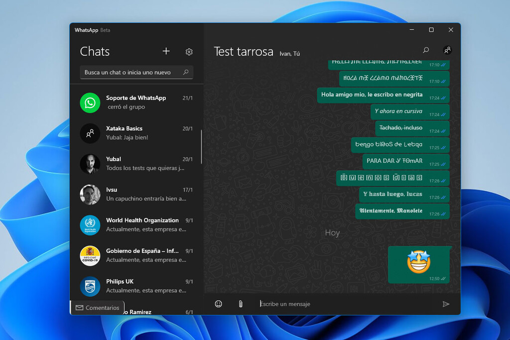 La nueva app de WhatsApp para Windows 11 se suma al modo oscuro