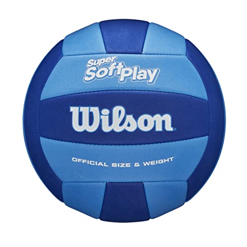 Wilson Pelota de voleibol Super Soft Play, Cuero sintético, Exterior e interior, Vóley-playa