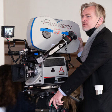 Christopher Nolan en el rodaje de 'Oppenheimer'