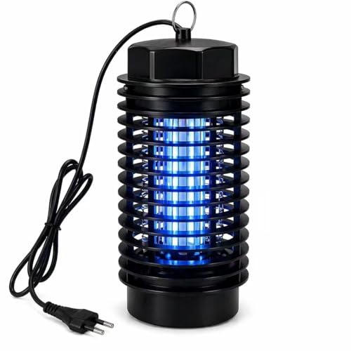 Mata Mosquitos Eléctrico LED UV 1W, Antimosquitos Silencioso con Luz Ultravioleta, Cobertura 30-40 m², Bajo Consumo, para Interior – Dormitorio, Cocina, Oficina