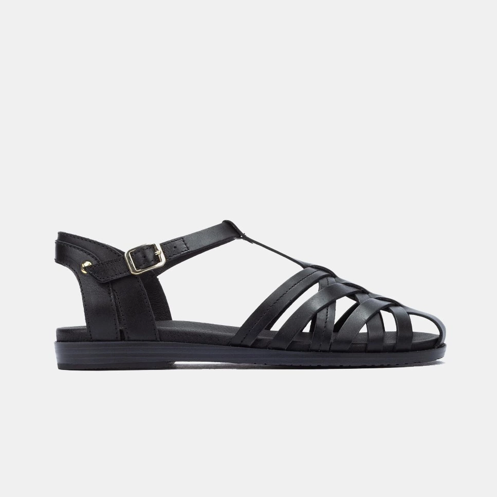 Zapato plano cangrejera Formentera de mujer de piel
