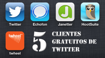 Cinco clientes gratuitos de Twitter para iOS ¿Con cuál me quedo?