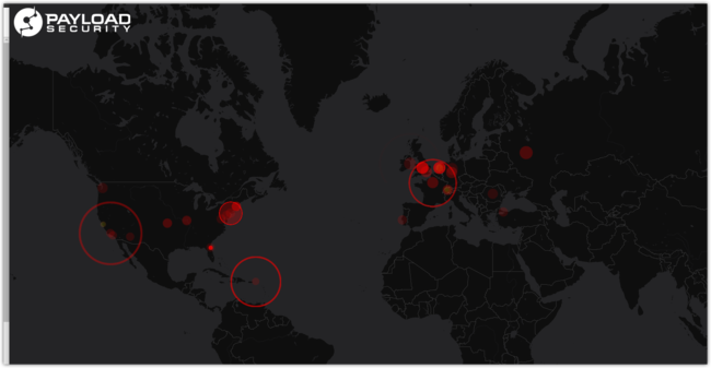 Vxstream Sandbox Intelligence Threatmap