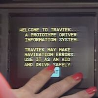 El primer GPS con pantalla táctil cumple 30 años. Mostraba obras y accidentes, pero solo tenías una oportunidad para llegar a tu destino