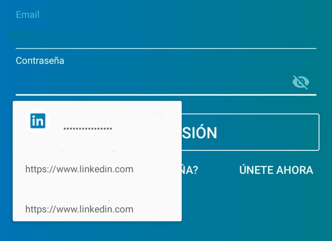 Autocompletado Contrasenas