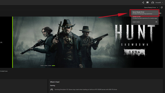 Imagen de drivers de Nvidia