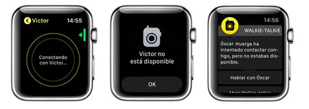 通知モードは利用できません トランシーバー Apple Watch