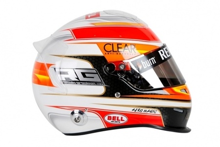 Casco de Romain Grosjean