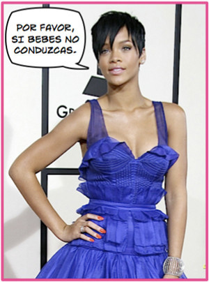 Rihanna tuvo un accidente de coche al salir de los Grammys