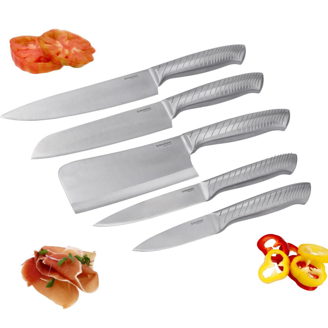 Set de cuchillos de acero inoxidable 