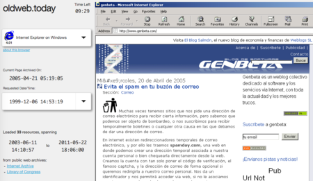 ¿Crees que tu internet va lento? Recuerda las velocidades del pasado con Oldweb.today