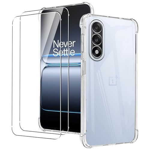 KUSINHOKA Funda para Oneplus Nord 5 + [2 Pack] Cristal Templado