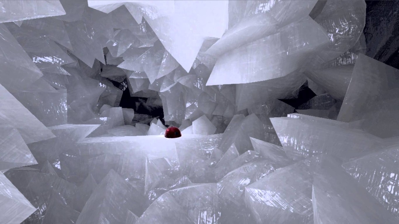 Viaje virtual al interior de una geoda gigante