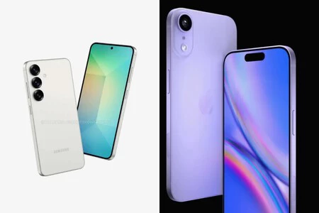 Samsung Galaxy S25 Slim と iPhone 17 Air がどのようになるかを示す概念図 (画像: OnLeaks および FTP)