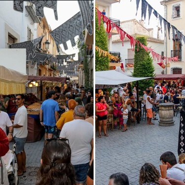 El mercadillo medieval perfecto para visitar hasta el 9 de agosto: 70 puestos, artesanía y espectáculos en un pueblo famoso por su arroz a banda 