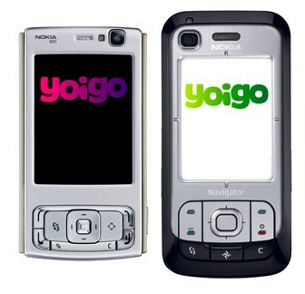 Nokia N95, 6110 Navigator, 6288 y 5700 XpressMusic con Yoigo