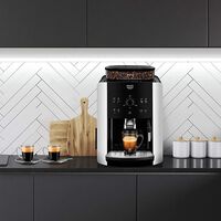 Chollazo de MediaMarkt en esta cafetera superautomática Krups Espresseria Arabica, que te hace un café brutal ella solita