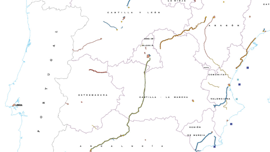 El mapa oficial de ADIF con todas las obras en infraestructura ferroviaria que tenemos ahora mismo en España