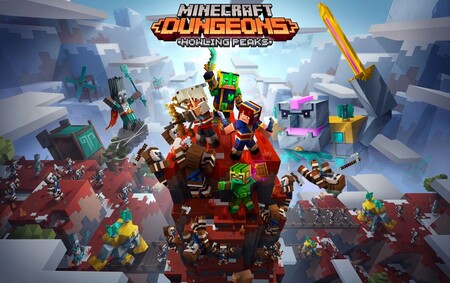 Se acerca el invierno con la gélida expansión Howling Peaks de Minecraft: Dungeons que llegará en diciembre