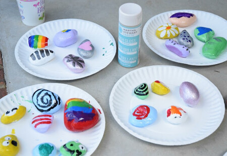 Painted Treasure Rocks 12