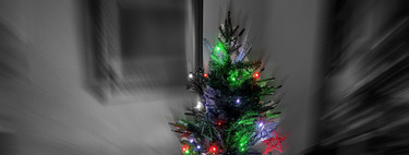 Esta Navidad he optado por decorar el árbol con luces LED conectadas y este ha sido el resultado