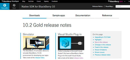 Se publica la versión 10.2 del SDK de BlackBerry, entre dudas de su futuro